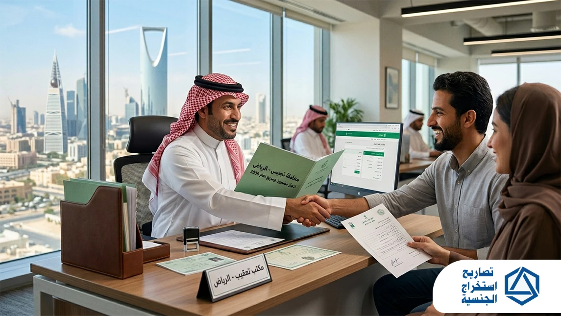 استخراج معاملة تجنيس بالرياض